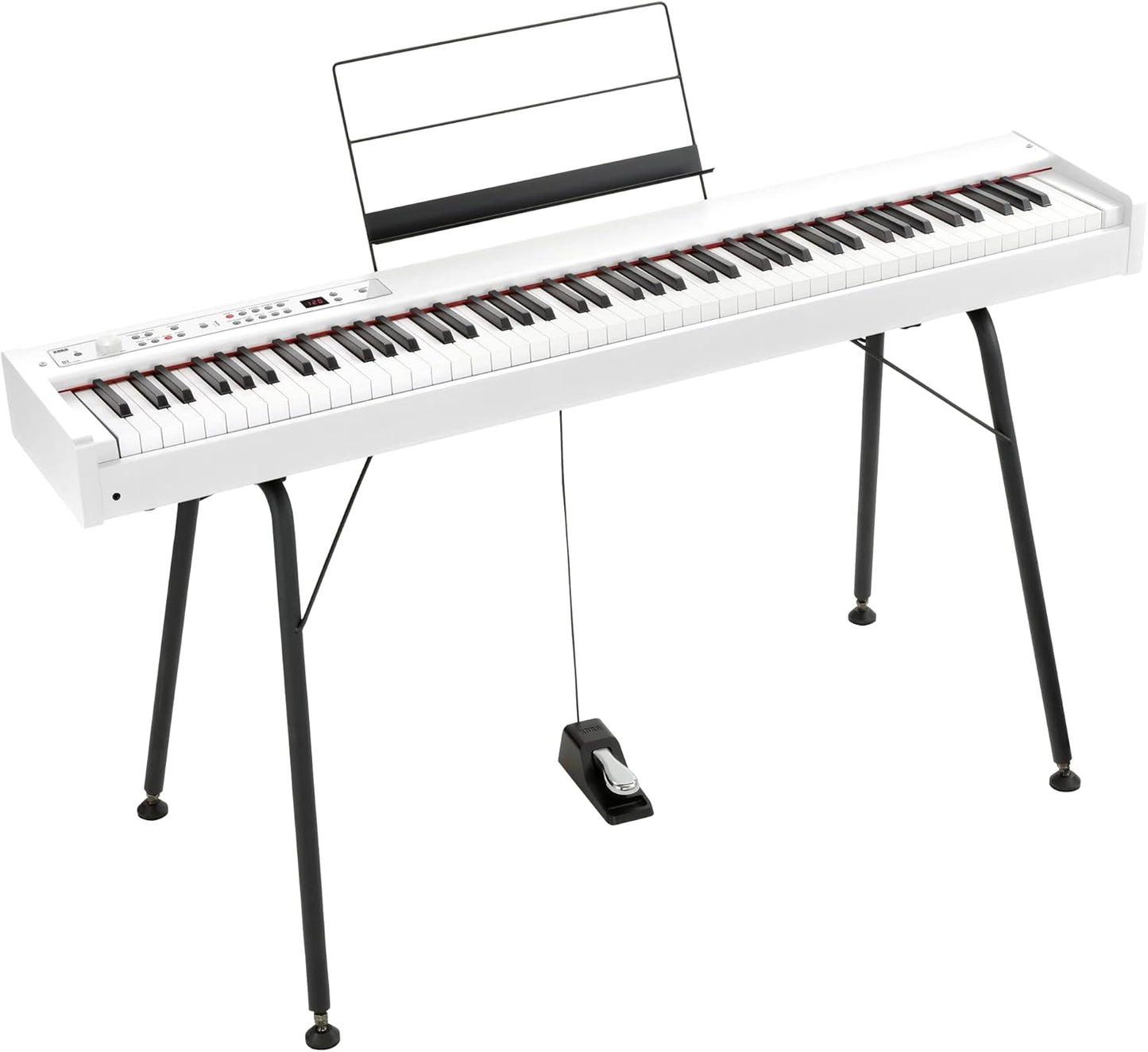 Korg D1-WH - D1 88-key Stage Piano/Controller - White - Weighted Keys