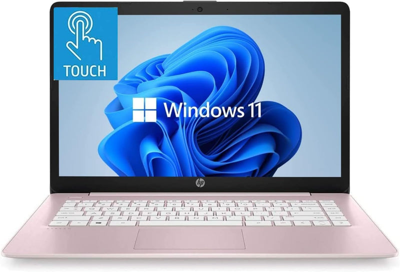 HP 14inch Touch Laptop Intel Celeron 4GB 64GB SSD Renewed — main product image