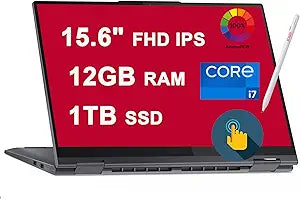 Lenovo Yoga 7i 15" i7 Touchscreen 2-in-1 Laptop 1TB SSD