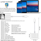 NUCENER Lightning SD & microSD Card Reader for iPhone and iPad