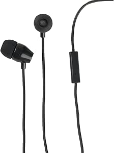 RCA HP159MICBK Noise Isolating In-line Microphone Earbuds — main product image