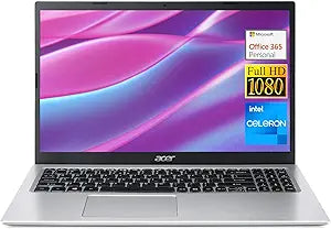 Acer Aspire 1 15.6" FHD Laptop: 4GB, 64GB SSD, Office 365