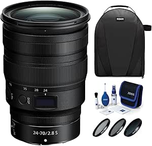Nikon NIKKOR Z 24-70mm f/2.8 S Mirrorless Lens Bundle