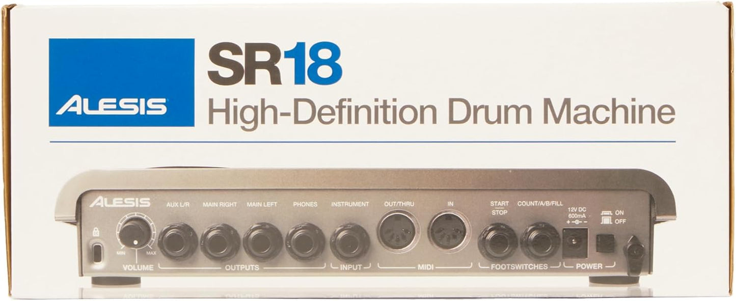 Alesis SR-18 Studio Drum Machine with Effects and Sounds