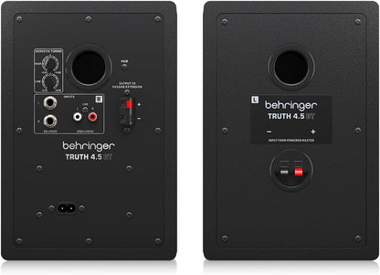 Behringer TRUTH 4.5 BT Powered Studio Monitor Pair Bluetooth