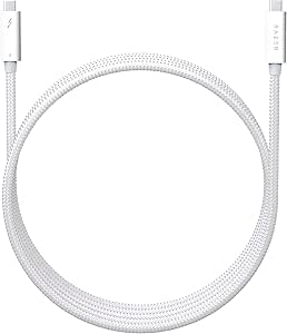 Razer RC21-01870200-R3M1 Thunderbolt 4 2.0m Cable 100W - White — main product image