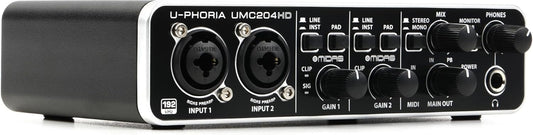 Behringer UMC204HD U-Phoria USB Audio Interface