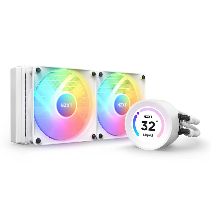 NZXT RL-KR24E-W1 Kraken Elite 240 RGB AIO CPU Cooler White — main product image