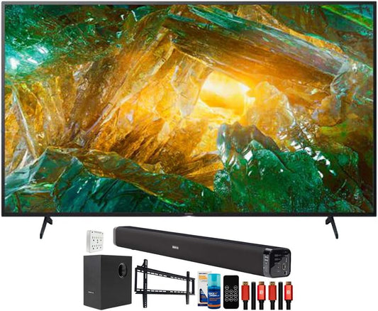 Sony E10SNXBR85X800H 85" 4K UHD LED Smart TV Bundle