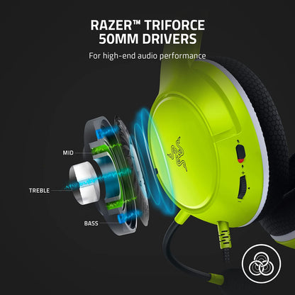 Razer Kaira X Charging Stand + Headset Bundle for Xbox - Electric Volt