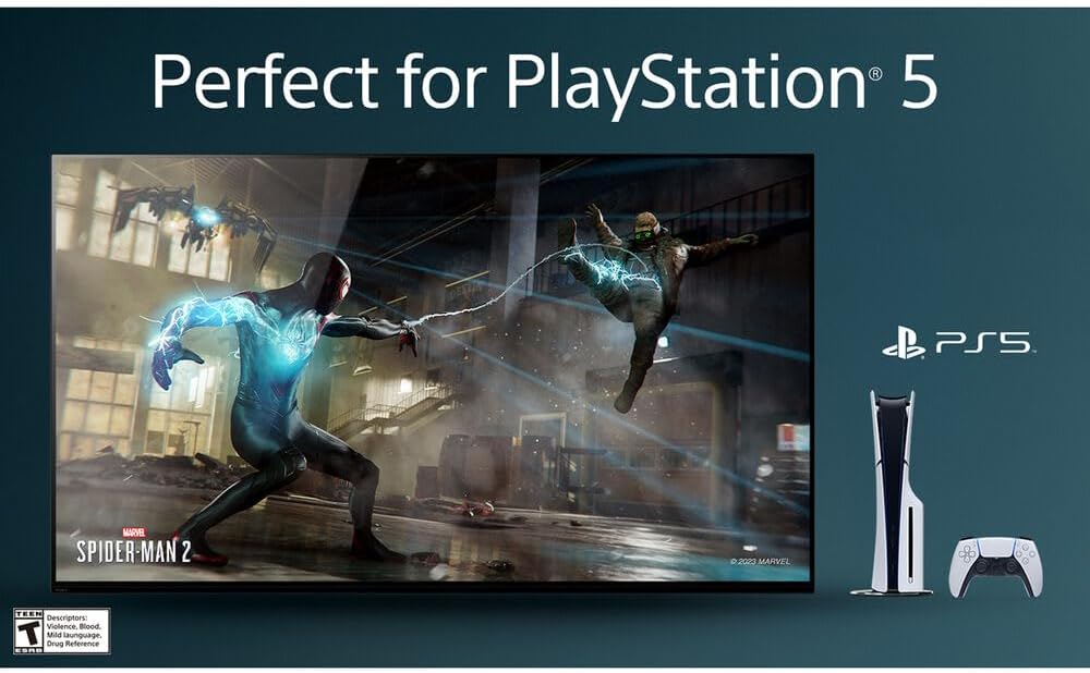 Sony E99SNK55XR70 55-inch BRAVIA 7 4K QLED Mini-LED TV Bundle