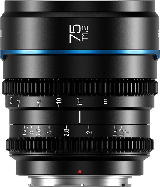 Sirui MS75L-B-AM Night Walker 75mm T1.2 Cine Lens - L Mount