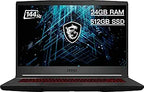 MSI GF65-10UE i7 Gaming Laptop RTX 3060 24GB RAM 512GB SSD