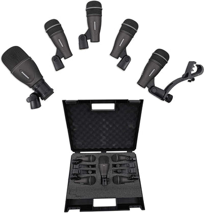 Samson SADK705 5-Piece Drum Mic Kit - Professional Audio