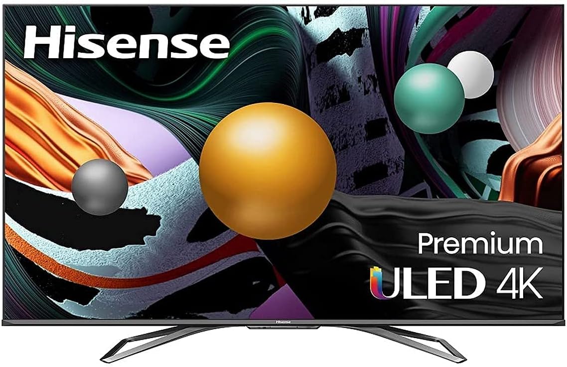 Hisense 65U8G 65 inch U8G 4K ULED Android Smart TV Renewed