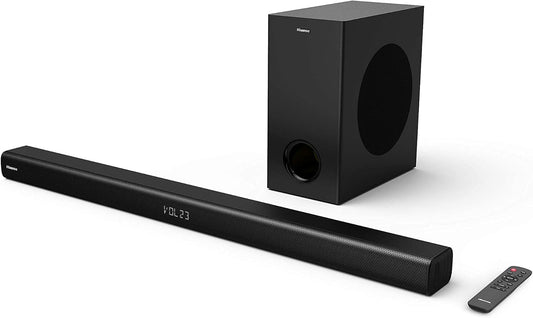 Hisense HS218 2.1 Channel Soundbar with Subwoofer (Renewed)