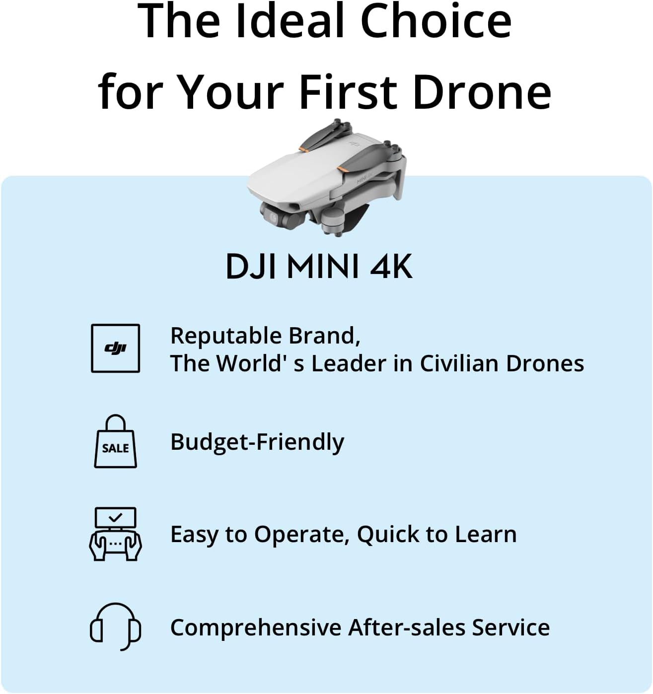 DJI 6941565980311 Mini 4K Fly More Combo Drone