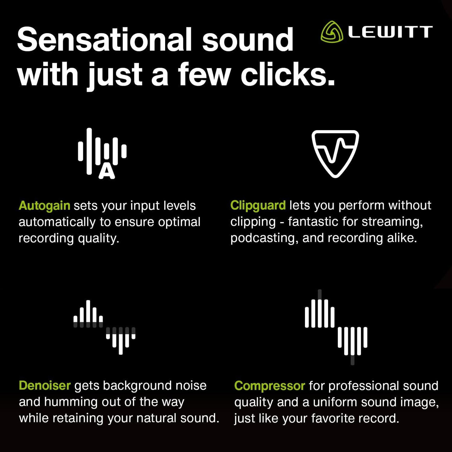 Lewitt CONNECT 2 XLR USB Audio Interface