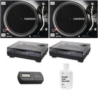 Reloop RP-7000 MK2 Turntable Pair Dust Cover Bundle