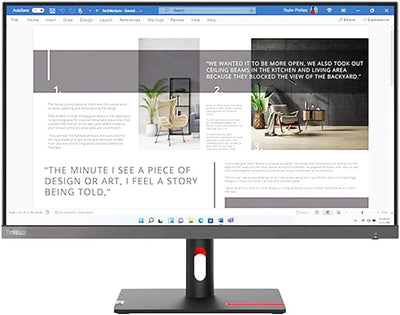 Lenovo 63DFKAT4US ThinkVision S27i-30 27" FHD Monitor