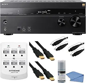 Sony STR-DN1060 7.2 Ch Hi-Res Wi-Fi AV Receiver Bundle