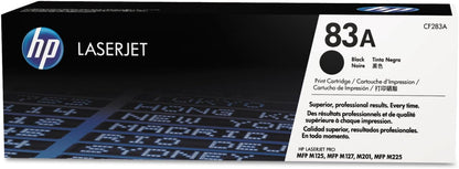 HP CF283A 83A Black Toner Cartridge LaserJet Pro