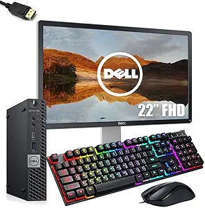 Dell DELL Optiplex 7060 Micro PC with 22" Monitor - i5, 16GB RAM