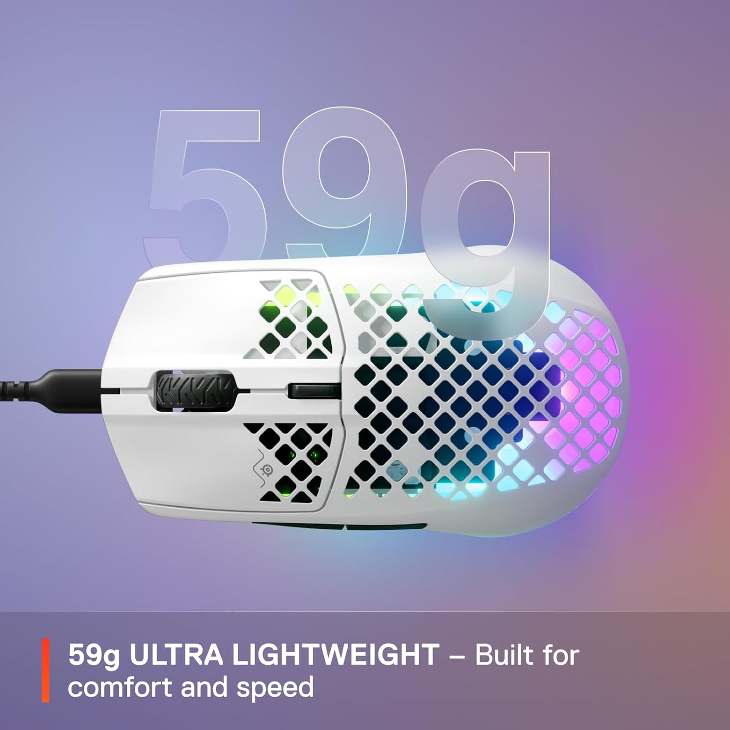 SteelSeries 62612-cr Aerox 3 Lightweight Gaming Mouse - Renewed