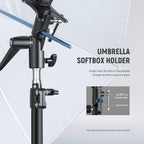Neewer 10101210 Camera Flash Bracket H-Type with Umbrella Holder