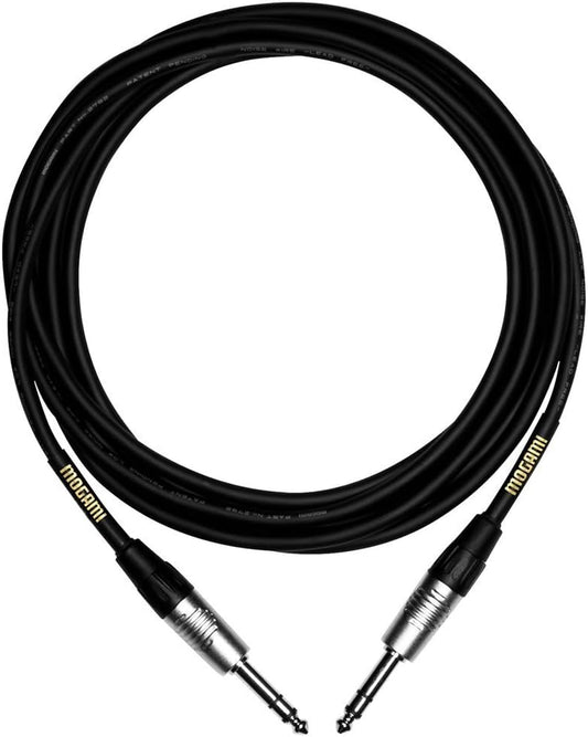 Mogami 7539585285 CorePlus TRS-TRS Cable - 1ft
