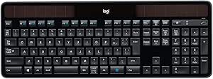 Logitech K750 Wireless Solar Keyboard Black Spanish