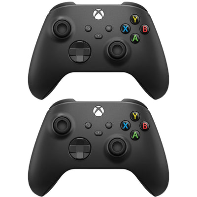 Microsoft E2MSQAT00007 Xbox Core Wireless Controller 2-Pack - Black