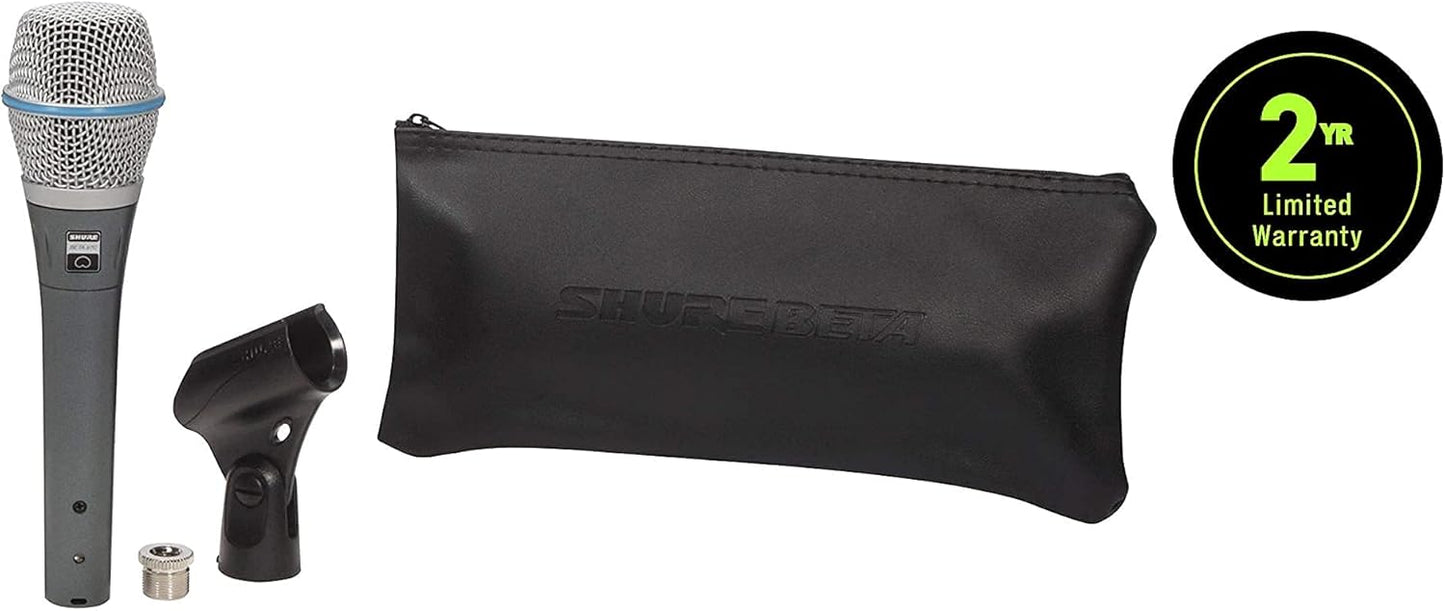 Shure Beta87A Supercardioid Condenser Vocal Microphone