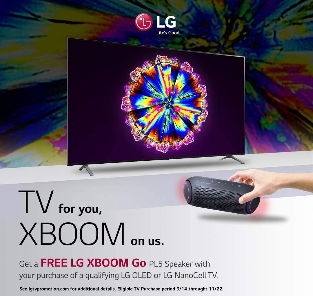 LG 49NANO85UNA NanoCell 49" 4K Smart TV - Alexa Built-In (Renewed)