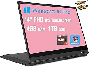 Lenovo Flex 5 Ryzen 3 14" 2-in-1 Touchscreen Laptop