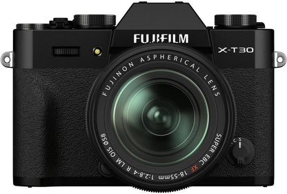 Fujifilm X-T30 II XF18-55mm Kit: Black Mirrorless Camera