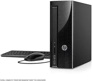 HP Slim 270 Celeron Desktop 4GB 500GB (Renewed)