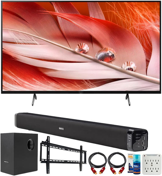 Sony E10SNXR50X90J 50-inch 4K Smart TV Bundle