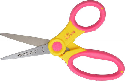 Westcott 14874 Kids 5-Inch Pointed Scissors 12-Pack