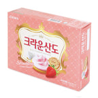 Crown 101N54190A Biscuit Sando Strawberry Cream Cookies