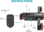 Neewer DL100 Wireless Camera Dolly - Motorized Video Slider