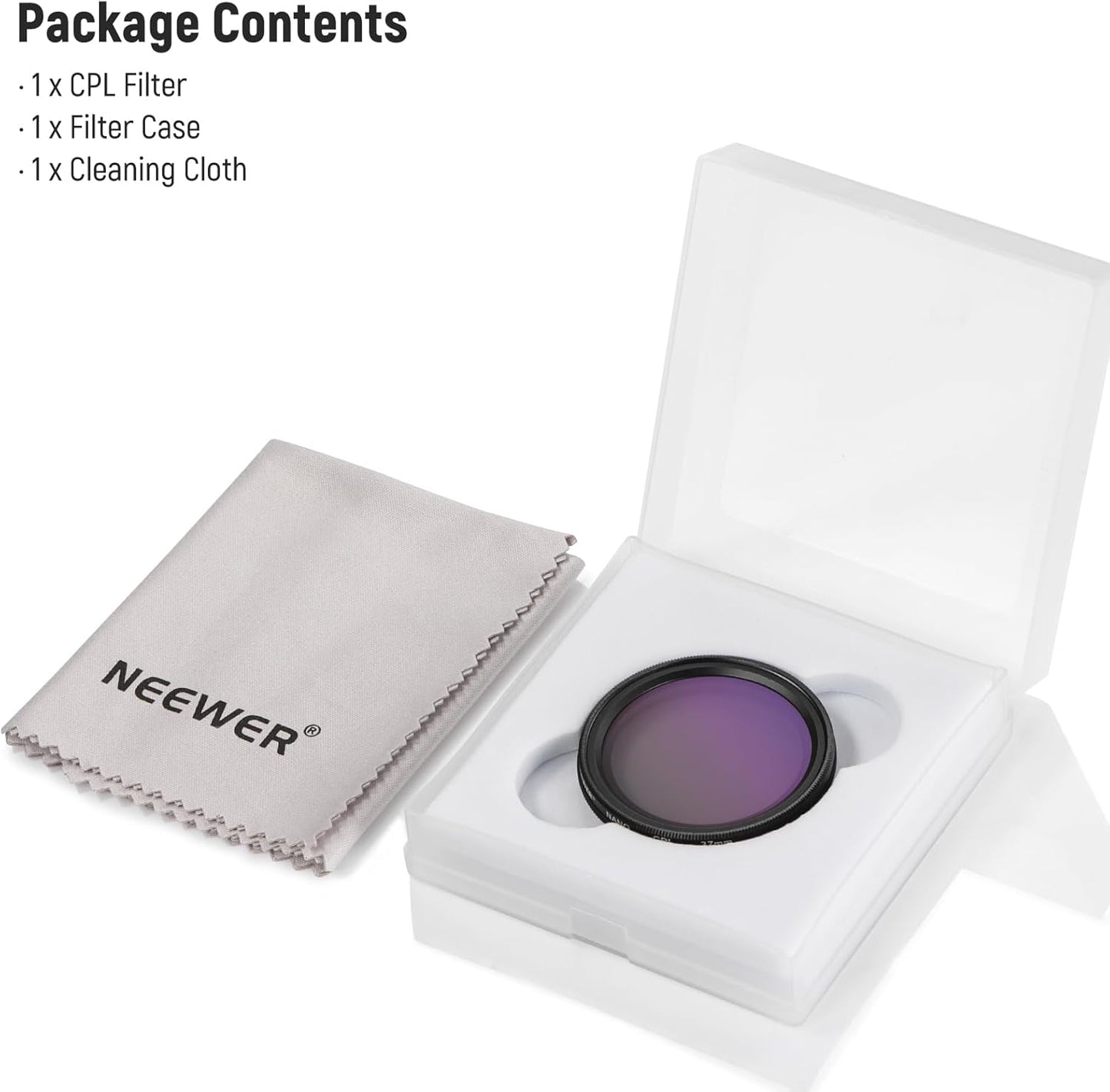 NEEWER 10102817 37mm CPL Dash Cam Filter