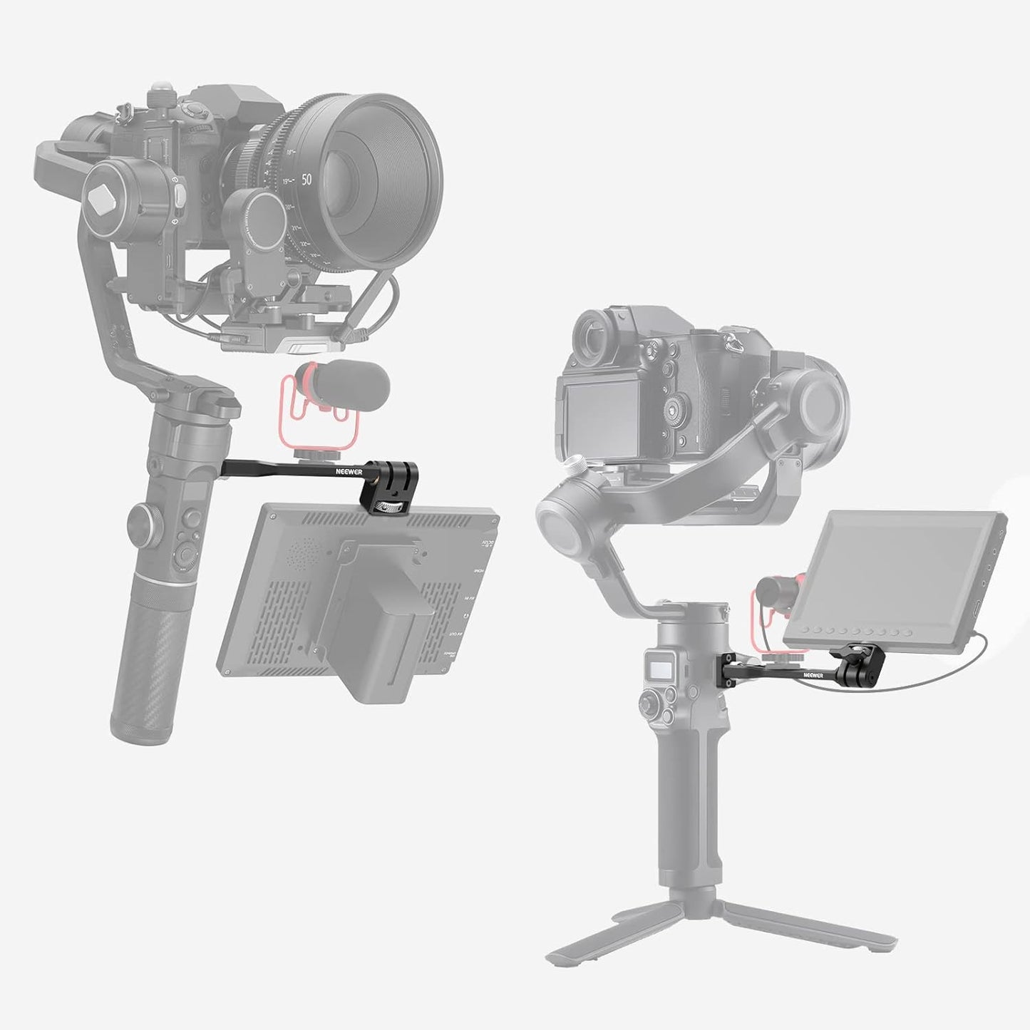 Neewer 10102340 Adjustable Field Monitor Mount