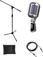 Shure SUPER55-COMBO-AMZ-1 Microphone Bundle Boom Stand