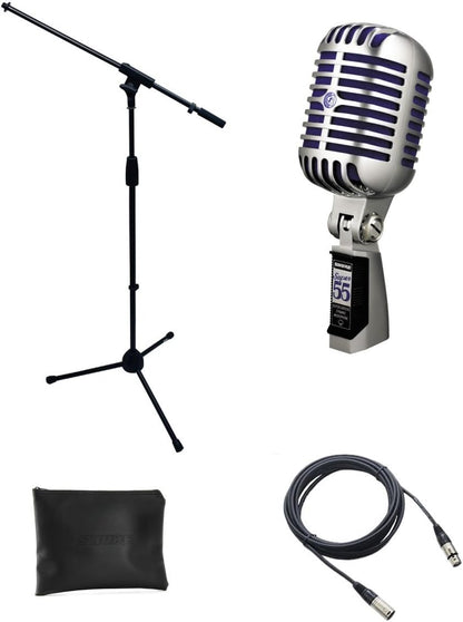 Shure SUPER55-COMBO-AMZ-1 Microphone Bundle Boom Stand