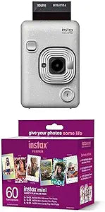 Fujifilm Instax Mini Liplay Hybrid Instant Camera + 60 Pack