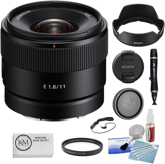 Sony E 11mm f/1.8 Wide-Angle Lens Bundle