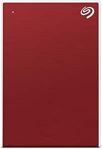Seagate STHP5000403 5TB Backup Plus Portable Hard Drive - Red — main product image