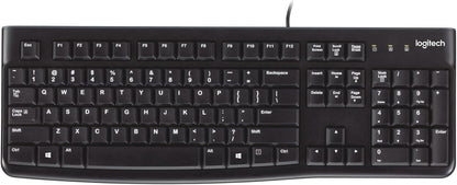 Logitech 920-002478 K120 Wired Keyboard - Black
