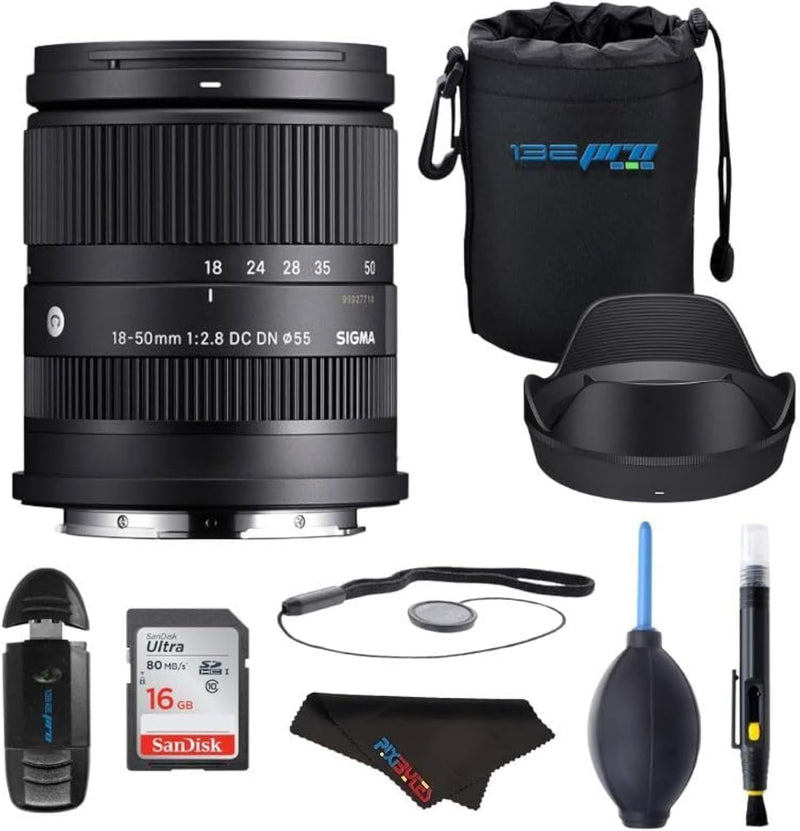 Sigma SGM18-50MML 18-50mm f/2.8 DC DN E-Mount Lens — main product image